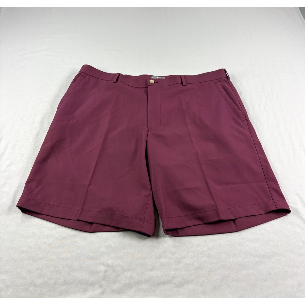 Peter Millar Golf Shorts Mens Size 38 Purple Chino Salem High Drape Performance
